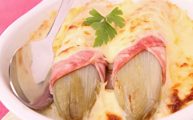 Endives au jambon