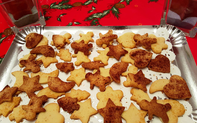 Sablés sapins de Noël
