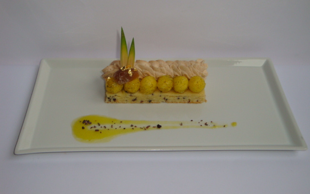 Comme une tartelette marrons, vanille et ananas