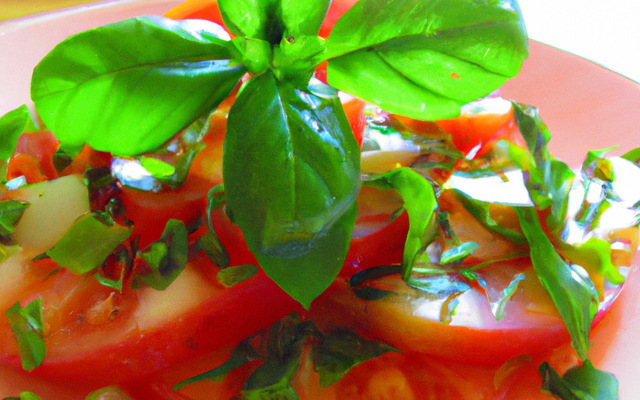 Salade tomate basilic