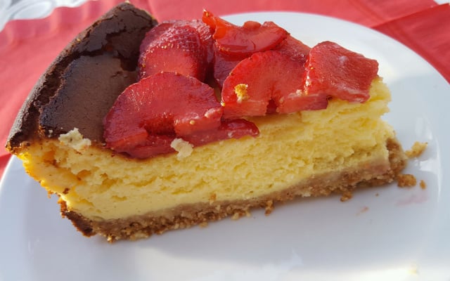 Cheesecake aux fraises express
