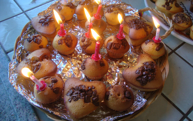 Muffins aux cœur fondant