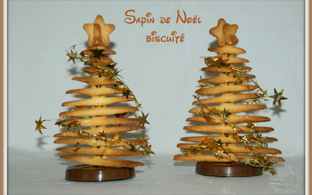 Sapin de Noël biscuité