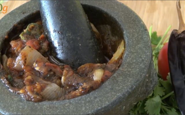 Sauce tomate au mortier