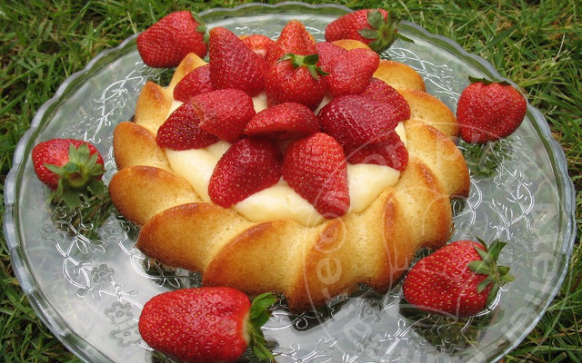 Saint Honoré à la fraise