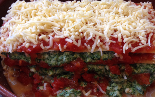 Lasagnes épinards ricotta