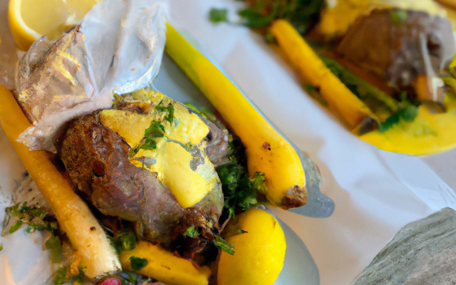 Lièvre à la moutarde en papillote