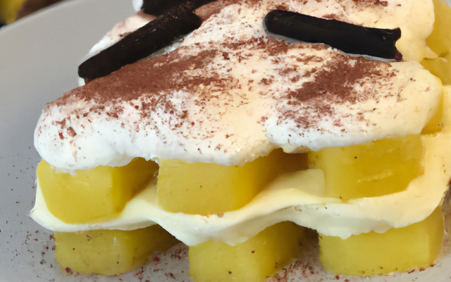 Tiramisu gourmand à l'ananas