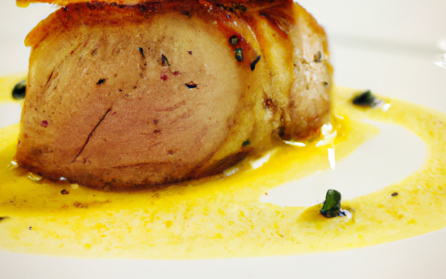 Filet mignon de porc à la vanille