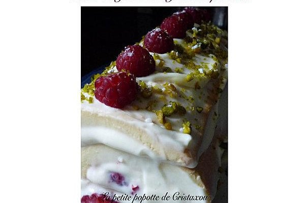 Gâteau roulé à la framboise