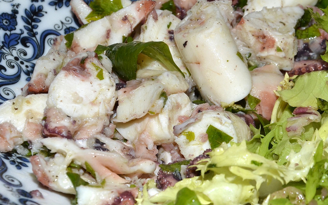 Salade de poulpe