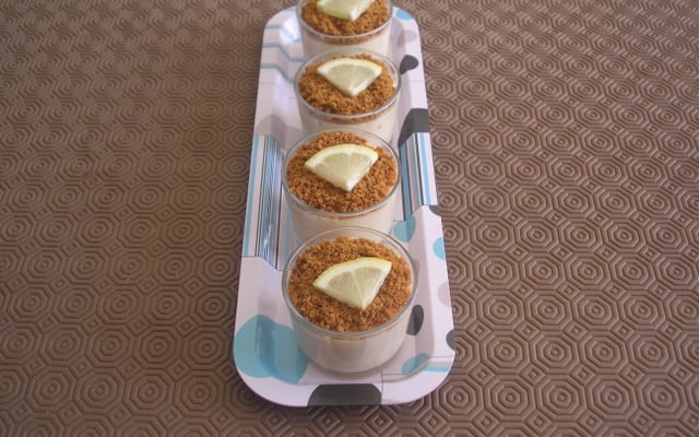 Crème au citron au spéculoos