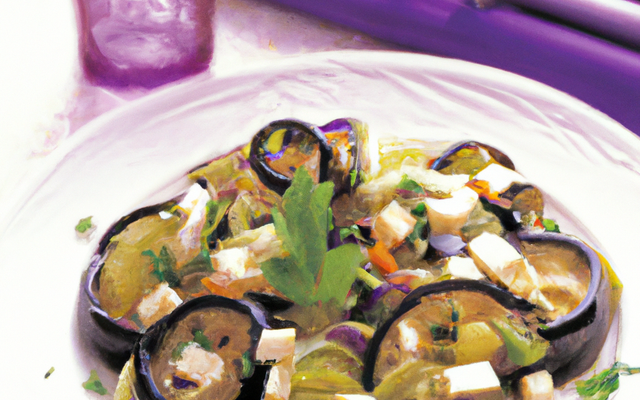 Salade d'aubergines classique