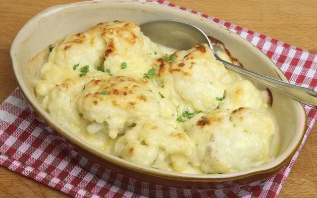 Mon gratin de chou-fleur qui rit !