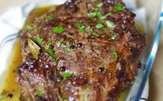 Côte de bœuf aux herbes