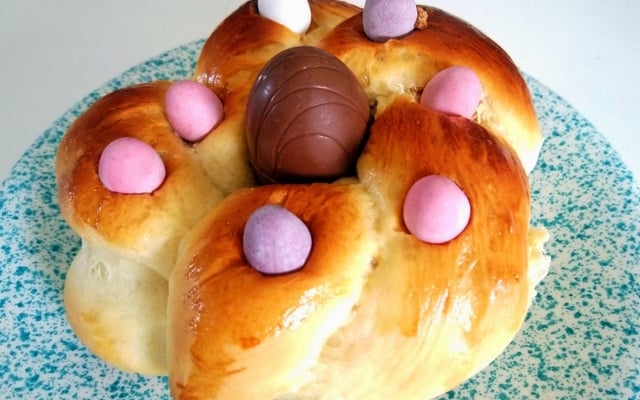 Brioches façon nids de Pâques