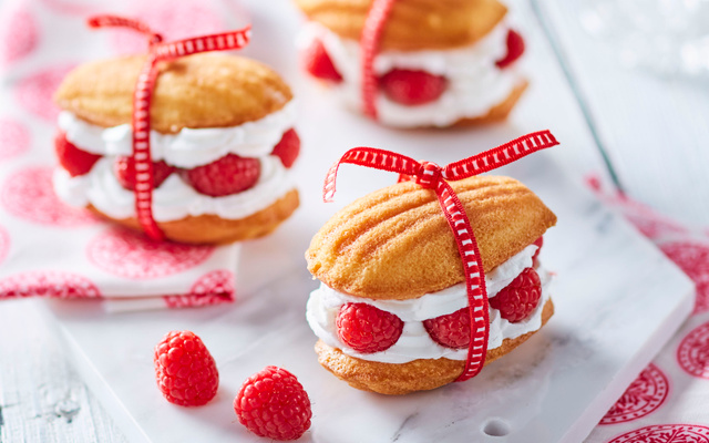 Sweet Madeleines aux Framboises