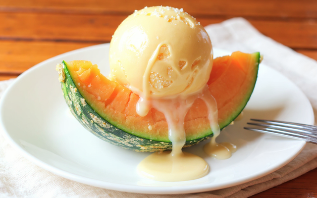 Glace au melon