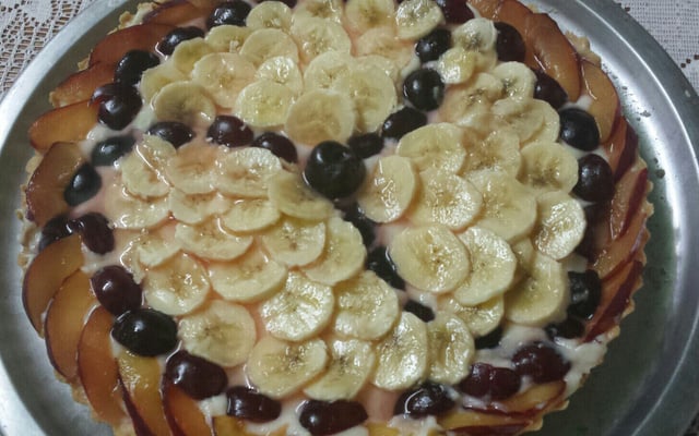 Tarte aux fruit et à la crème pâtissière