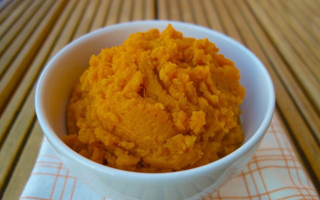 Purée de patates douces