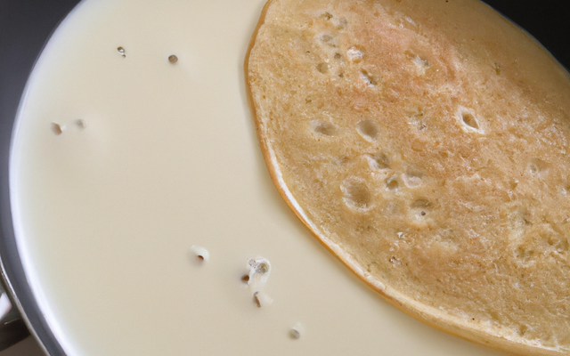 Pâte à crêpes à l'eau et lait