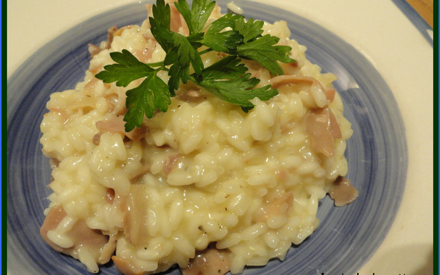 Risotto au jambon cru