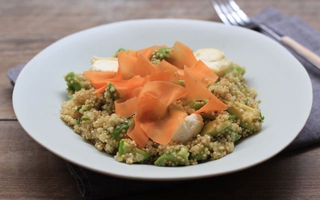 Salade de quinoa avocat & carottes