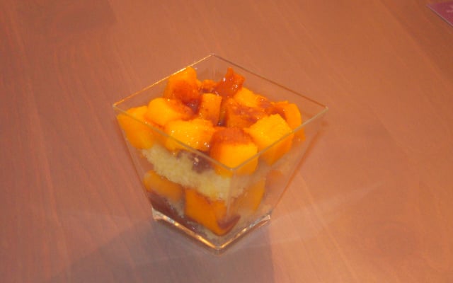 Verrines mangue chocolat