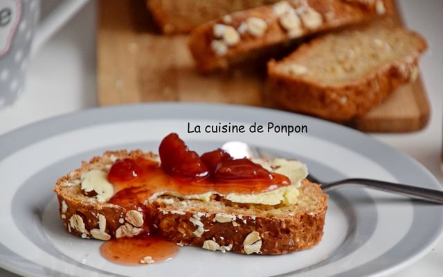 Pain irlandais au yaourt et flocons d'avoine, sans levure !