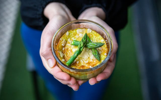 Clafoutis aux asperges