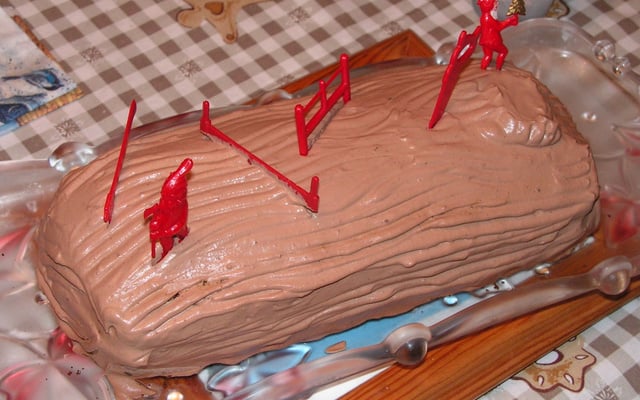 Bûche schokoladen de Vienne