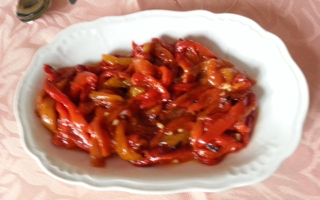 Salade de poivrons rouges