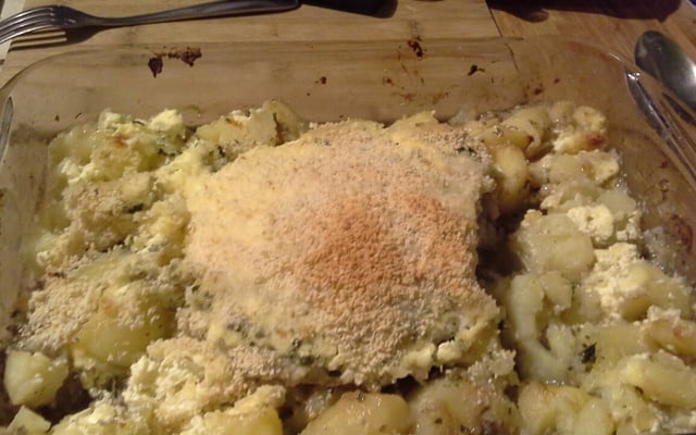 Gratin de filets de merlans à la crème