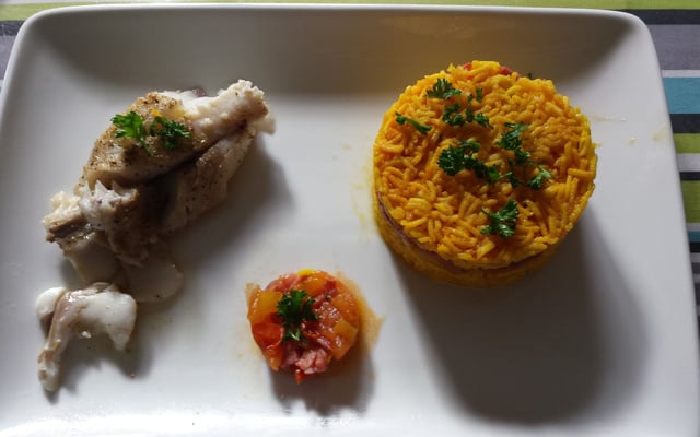 Filet de lieu noir terre et mer