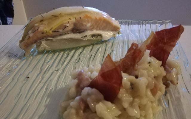 Papillotes de saumon aux endives