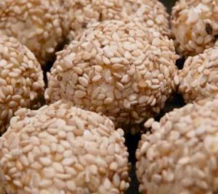 Truffes apéritives Philadelphia/cheddar