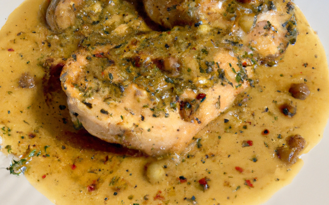 Chapon sauce au poivre maison