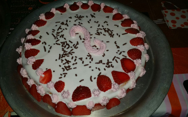 Victoria sponge cake aux fraises Label Rouge