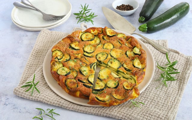 Frittata de courgettes au four