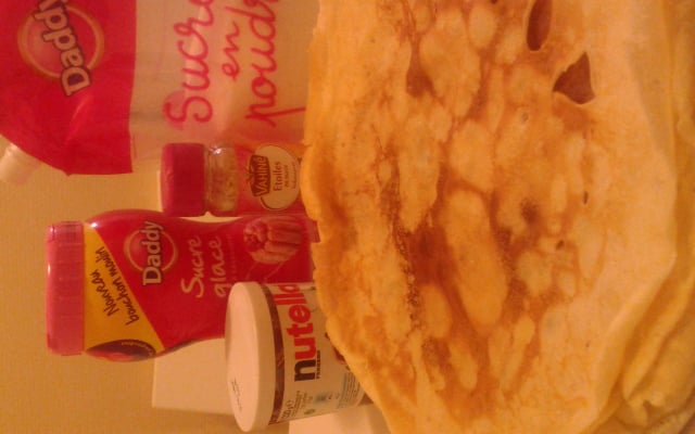 Crêpes faciles avec deux œufs