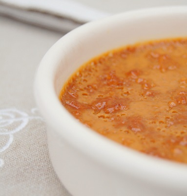 Crème brulée à la chicorée
