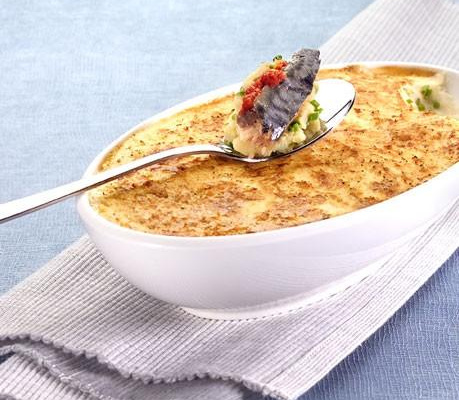 Parmentier de maquereaux catalane