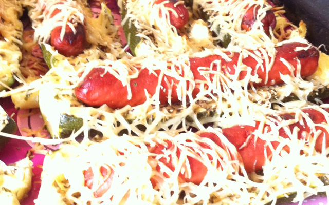 Hot-Dog de courgette