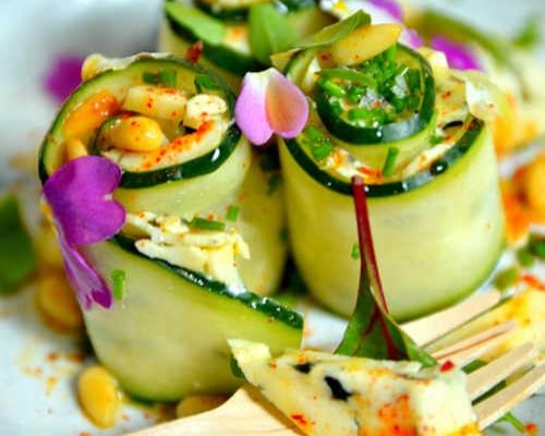 Roulé fraîcheur au Roquefort Papillon