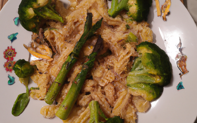 Fusillis asperges et brocolis