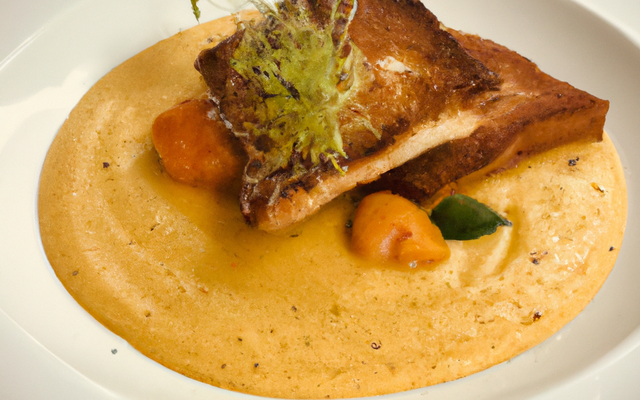 Velouté de potimarron, escalope foie gras