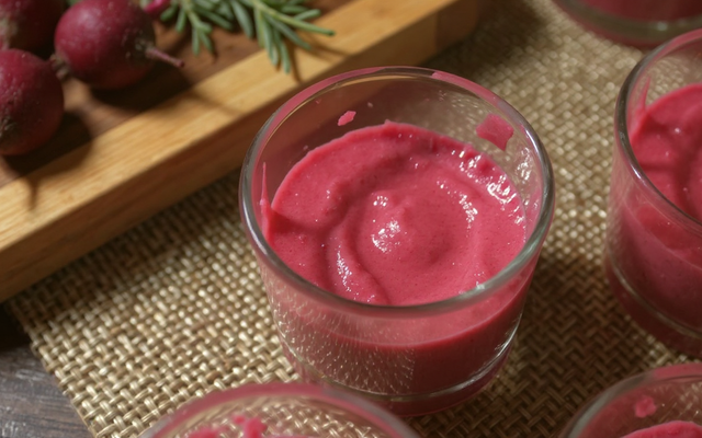 Mousse de betteraves rapide