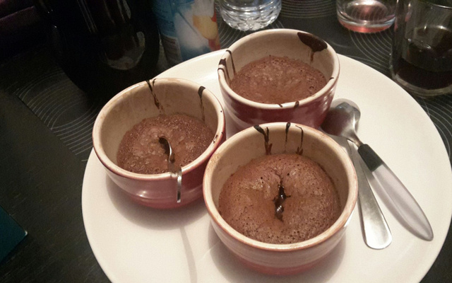 Fondant cœur chocolat