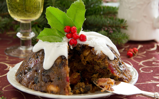 Cuisine anglaise : pudding de Noël (christmas pudding)