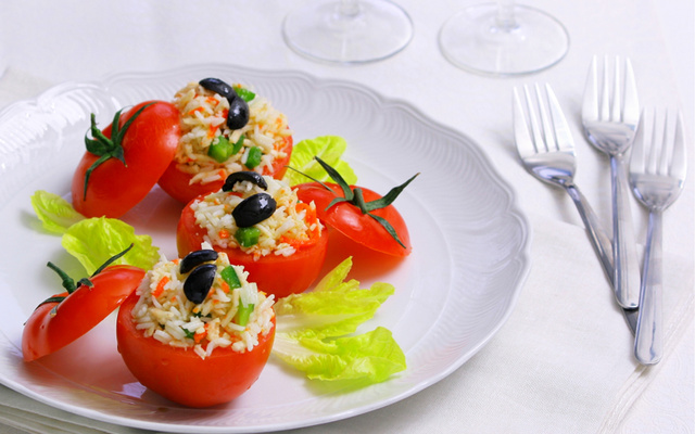 Tomates farcies à la bretonne au Râpé de la Mer Coraya